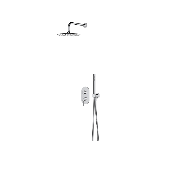 2039-501-00 SILVIA CHROME Змішувач для душу внутрішнього монтажу з душ. комплектом