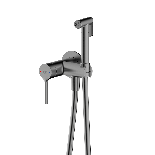 2039-512-41 SILVIA PVD BRUSHED GUN METAL Змішувач для біде внутрішнього монтажу
