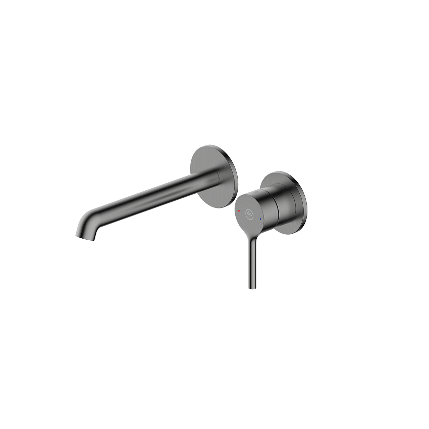 2039-710-41 SILVIA PVD BRUSHED GUN METAL Змішувач для умивальника настінний внутрішнього монтажу