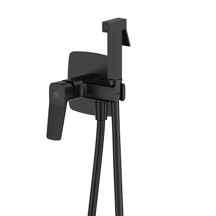 2139-512-81 MERIDA BLACK Змішувач для біде внутрішнього монтажу