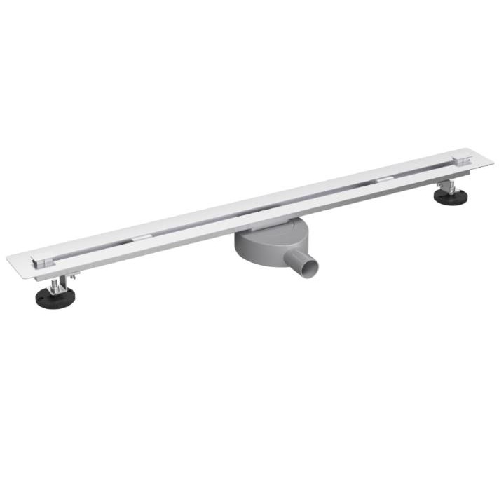 184-100-00 Трап SLIMLINE 70/1000 mm.,стальний з боковим відводом 40мм.brushed