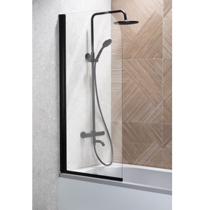170-06940P MODERN 1 Шторка, black, скло прозоре 67/140