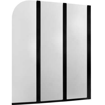 170-06942P MODERN 3 Шторка, black, скло прозоре 120/140