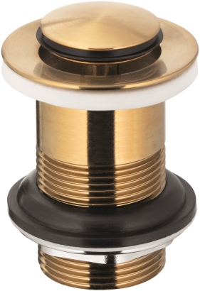 660-353-31 Клапан ARMATURA зливний КЛІК- КЛАК, малий, без переливу, GOLD