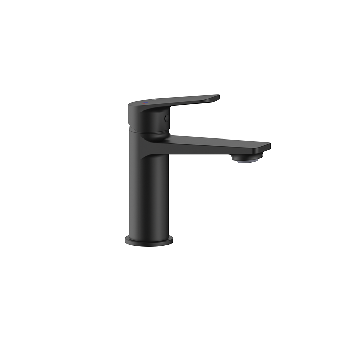 4332-815-81 LUNA NEW Змішувач для умивальника настільний, в к-ті сифон click-clack, BLACK