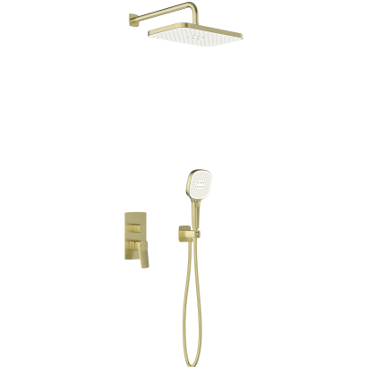4529-501-31 MALAGA Душова система прихов. монтажу, PVD BRUSHED LIGHT GOLD