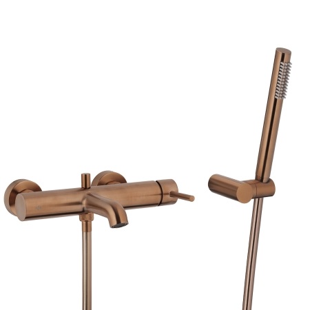 5034-520-34 MOZA BRUSHED ROSE GOLD Змішувач для ванни, з душевим к-том,