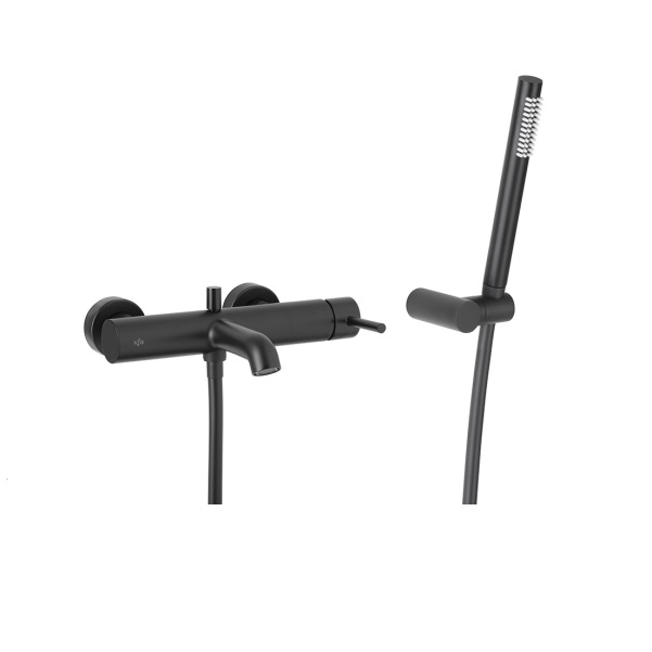 5034-520-81 MOZA BLACK Змішувач ARMATURA для ванни з душовим комплектом