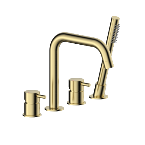 5035-210-31 MOZA Змішувач для ванни на 4 отвори, BRUSHED GOLD