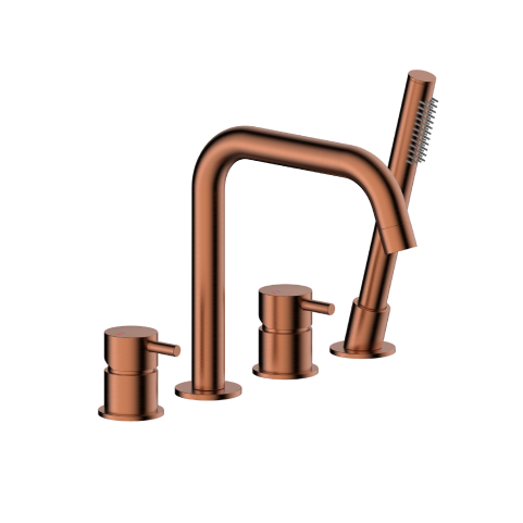 5035-210-34 MOZA Змішувач для ванни на 4 отвори, BRUSHED ROSE GOLD