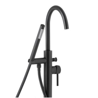 5035-510-81 MOZA BLACK Змішувач ARMATURA для ванни вільнорозташований