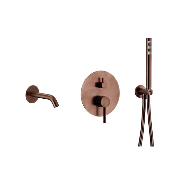 5039-401-34 MOZA NEW Душова система з змішувачем, BRUSHED ROSE GOLD
