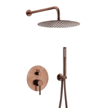 5039-501-34 MOZA BRUSHED ROSE GOLD Душова система з змішувачем