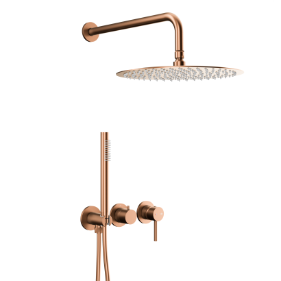 5039-511-34 МОZA Змішувач для душа підштукатурний, з душ. ком-ом, BRUSHED ROSE GOLD