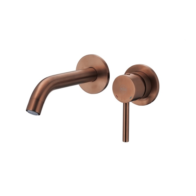 5039-810-34 MOZA BRUSHED ROSE GOLD Змішувач для умивальника настін. прихованого монтажу