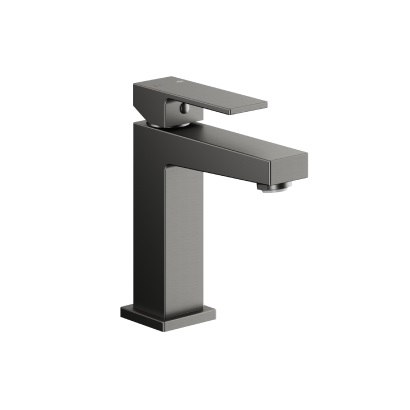 5132-815-61 LOGON Змішувач для умивальника настільний, в к-ті click-clack, PVD GUN METAL GRE