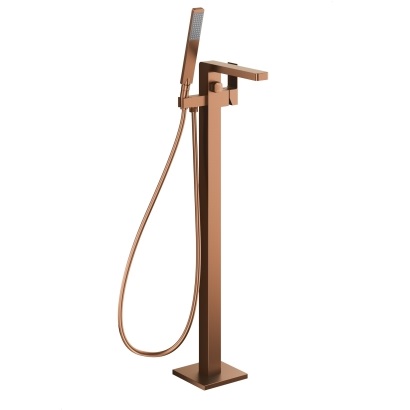 5135-510-34 LOGON Змішувач для ванни вільностоячий, PVD BRUSHED ROSE GOLD