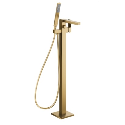 5135-510-39 LOGON Змішувач для ванни вільностоячий, PVD BRUSHED LIGHT GOLD