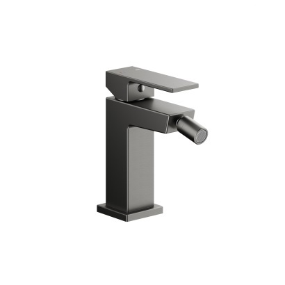 5137-015-61 LOGON Змішувач для біде, в к-ті сифон click-clack, PVD GUN METAL GREY