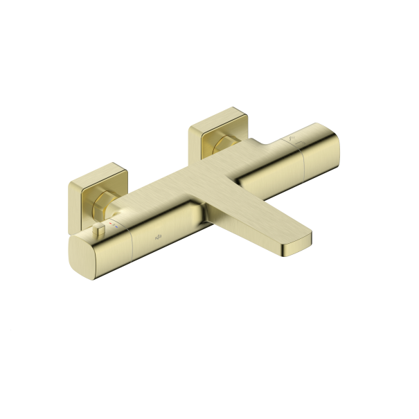 5754-010-31 MALAGA Змішувач для ванни обладнаний термостатом, PVD BRUSHED LIGHT GOLD