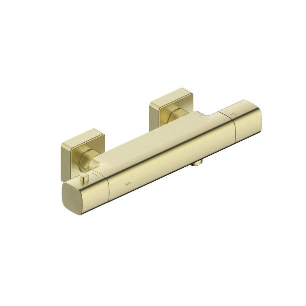 5756-010-31 MALAGA Змішувач для душу обладнаний термостатом, PVD BRUSHED LIGHT GOLD
