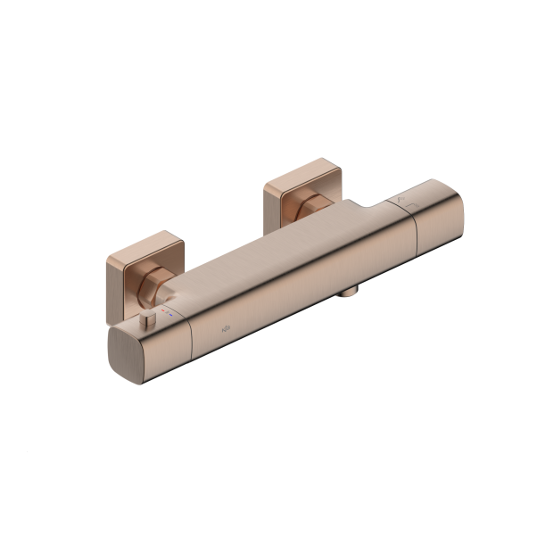 5756-010-34 MALAGA Змішувач для душу обладнаний термостатом, PVD BRUSHED ROSE GOLD