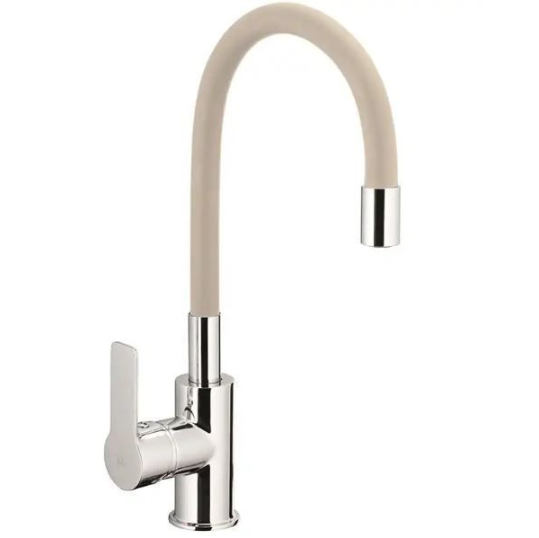 6543-915-41 GALIX Змішувач для мийки з гнучким носиком Beige