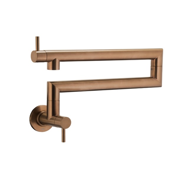6623-030-34 DUERO POT FILLER ROSE GOLD Монокран ARMATURA для мийки настінн. з шарнірним носиком INOX