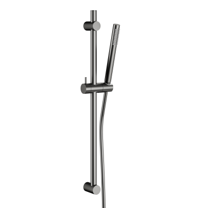 841-363-61 MOZA PREMIUM brushed GUN METAL Комплект ARMATURA душовий пересувний