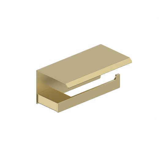 864-038-39 Тримач для туалетного паперу з поличкою, BRUSHED LIGHT GOLD