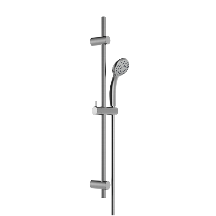 841-377-61 LUNA NEW Душовий комплект пересувний, PVD GUN METAL GREY