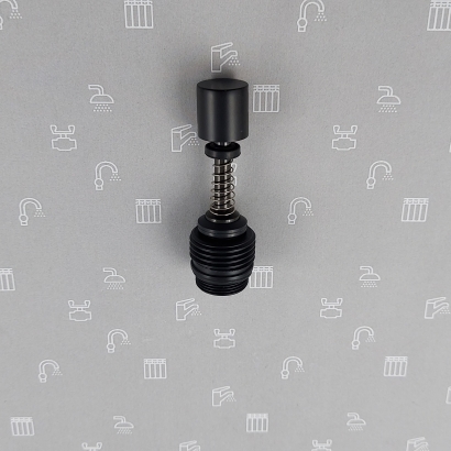 823-146-81 Перемикач душу до зміш. MOZA, black