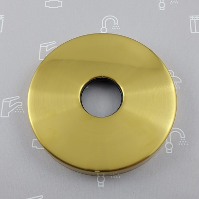 827-044-31 Розетка дo зміш. ванна вільностояча MOZA, brushed gold