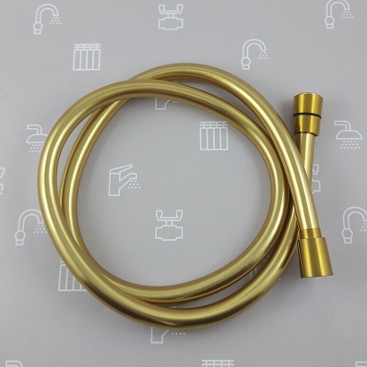 843-175-31 Шланг для біде 1200мм, MOZA/LOGON brushed gold