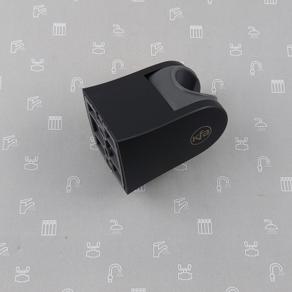 845-014-81 Тримач лійки душа MOZA,black,