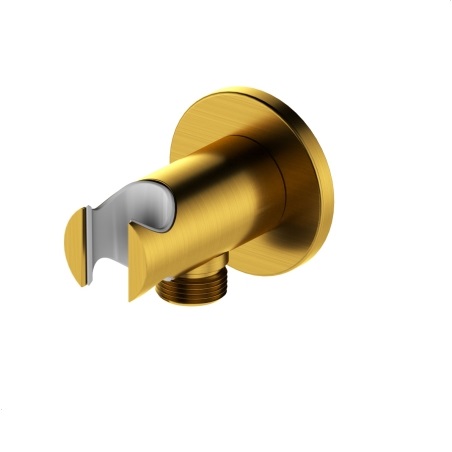 845-053-31 Тримач для лійки MOZA ,brushed gold, латунь