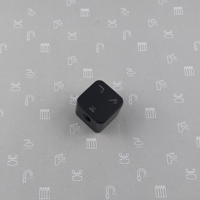 892-102-81 Ручка до перемикача до душ.с-ми LOGON 5136-915-81, black