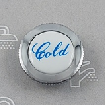 892-302-08 Заглушка до ручки до зміш.RETRO, cold/blue