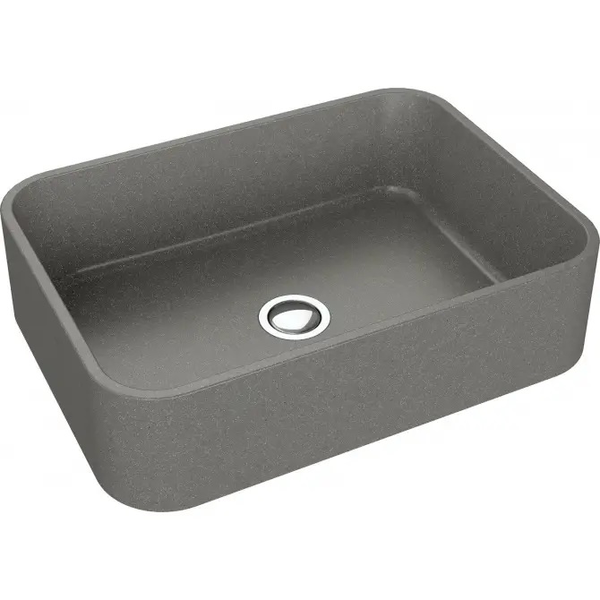 CRES E колір moonlight grey 50. Умивальник AXIS гранітний 11B.CS000.90A.0010A