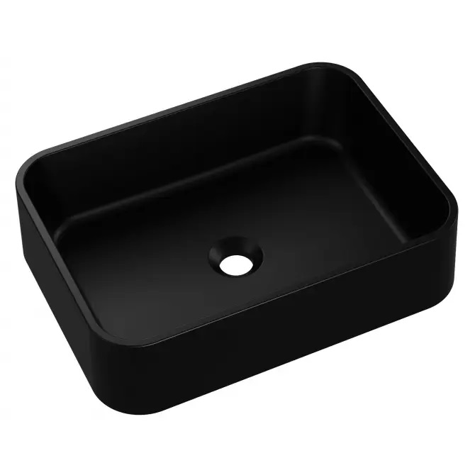CRES E колір deep black 92. Умивальник AXIS гранітний 11B.CS000.92A.0010A