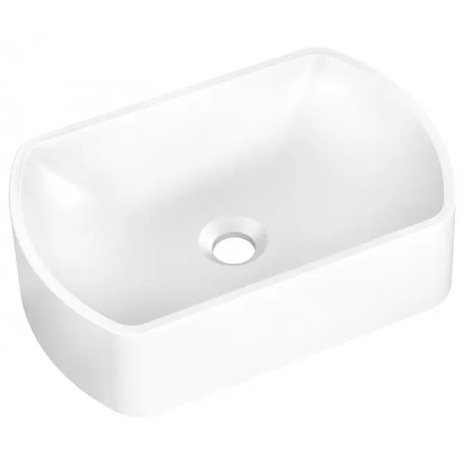 MAUN 45 колір pure white 108. Умивальник AXIS гранітний 11B.MN000.12A.0000B