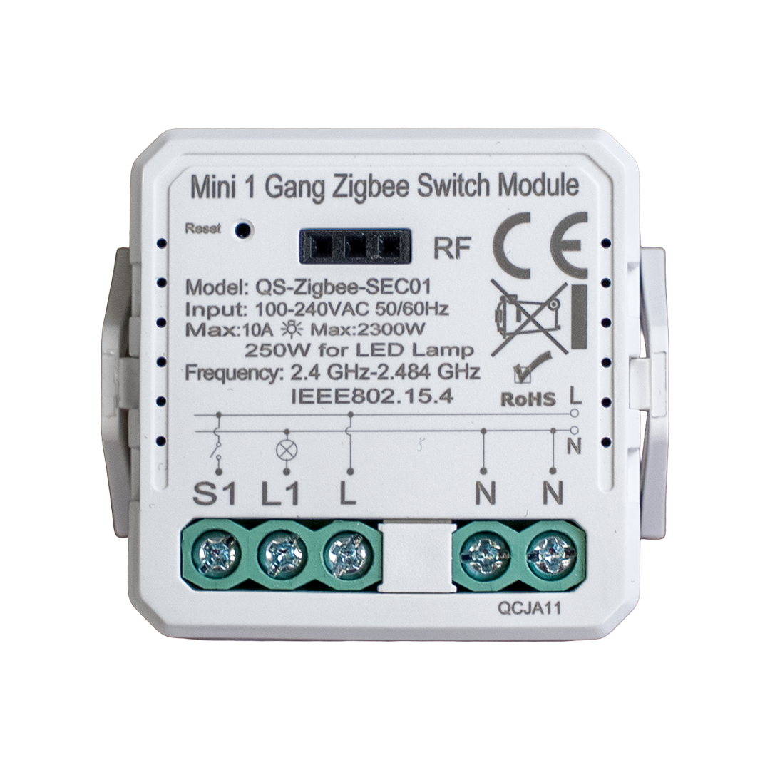 EL1 Одноканальне реле освітлення, 230V, ZigBee 3.0, 2.4GHz