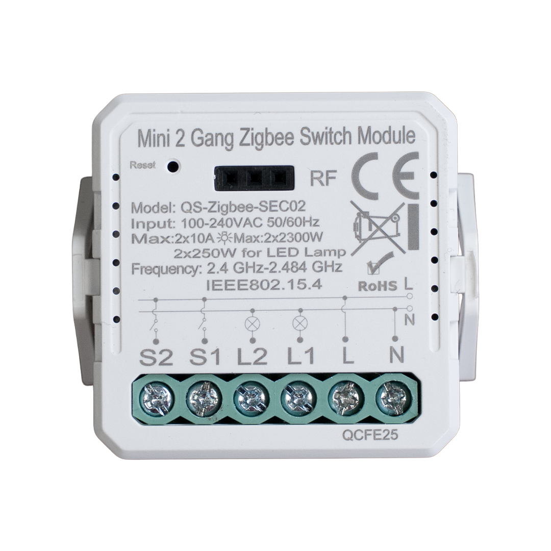 EL2 Одноканальне реле освітлення, 230V, ZigBee 3.0, 2.4GHz