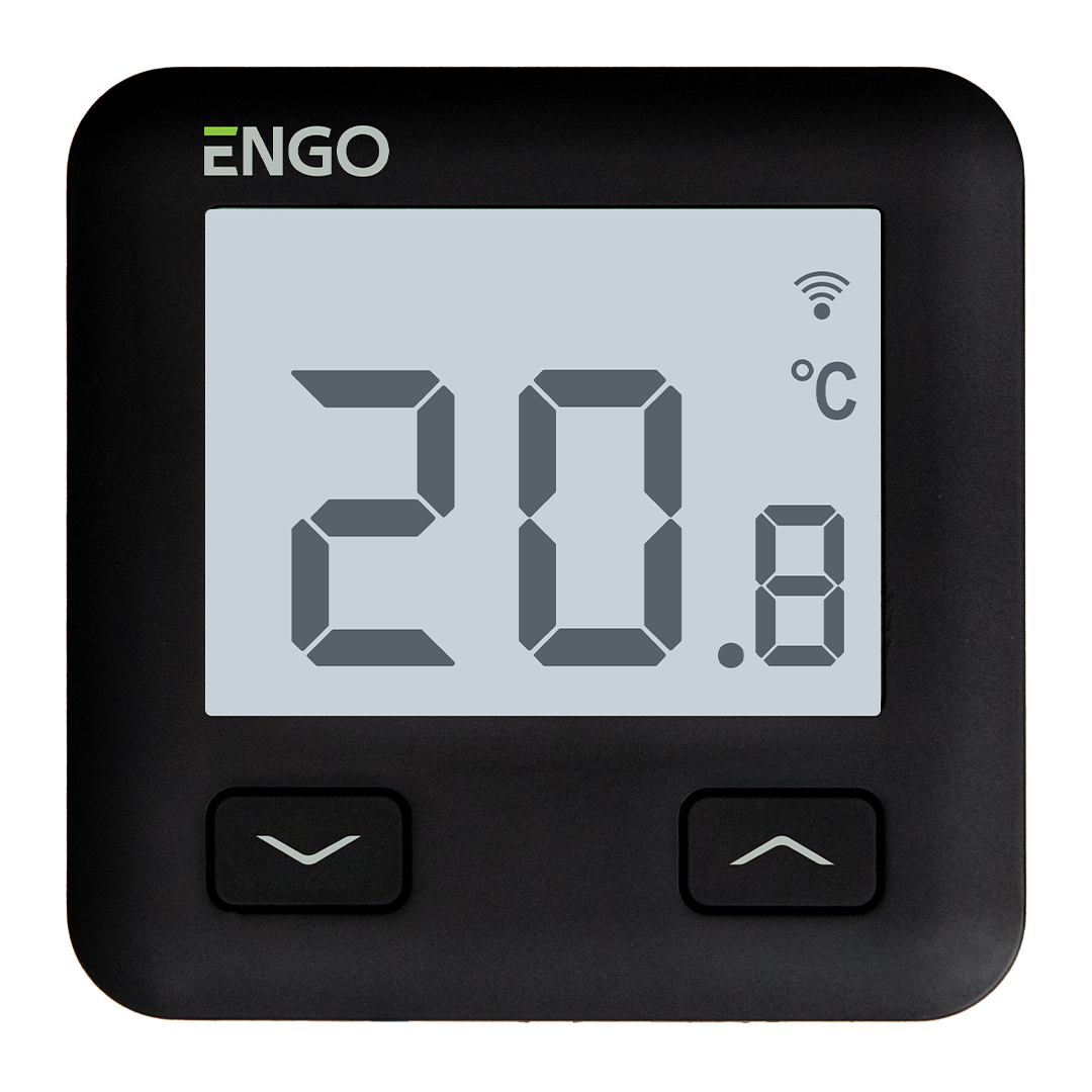 E10B230WiFi Інтрнет-термостат з WI-FI, чорний, жив. 230 В