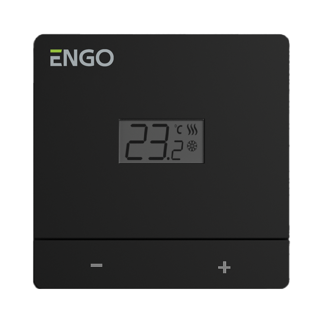 EASY230B Дротовий добовий термостат, 230В (чорний)