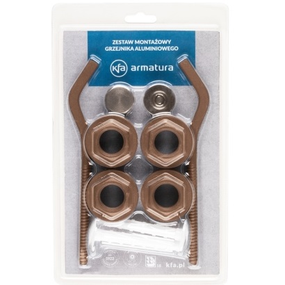 878-200-19 COPPER Набір корків та гаків ARMATURA для підключ. радіатора