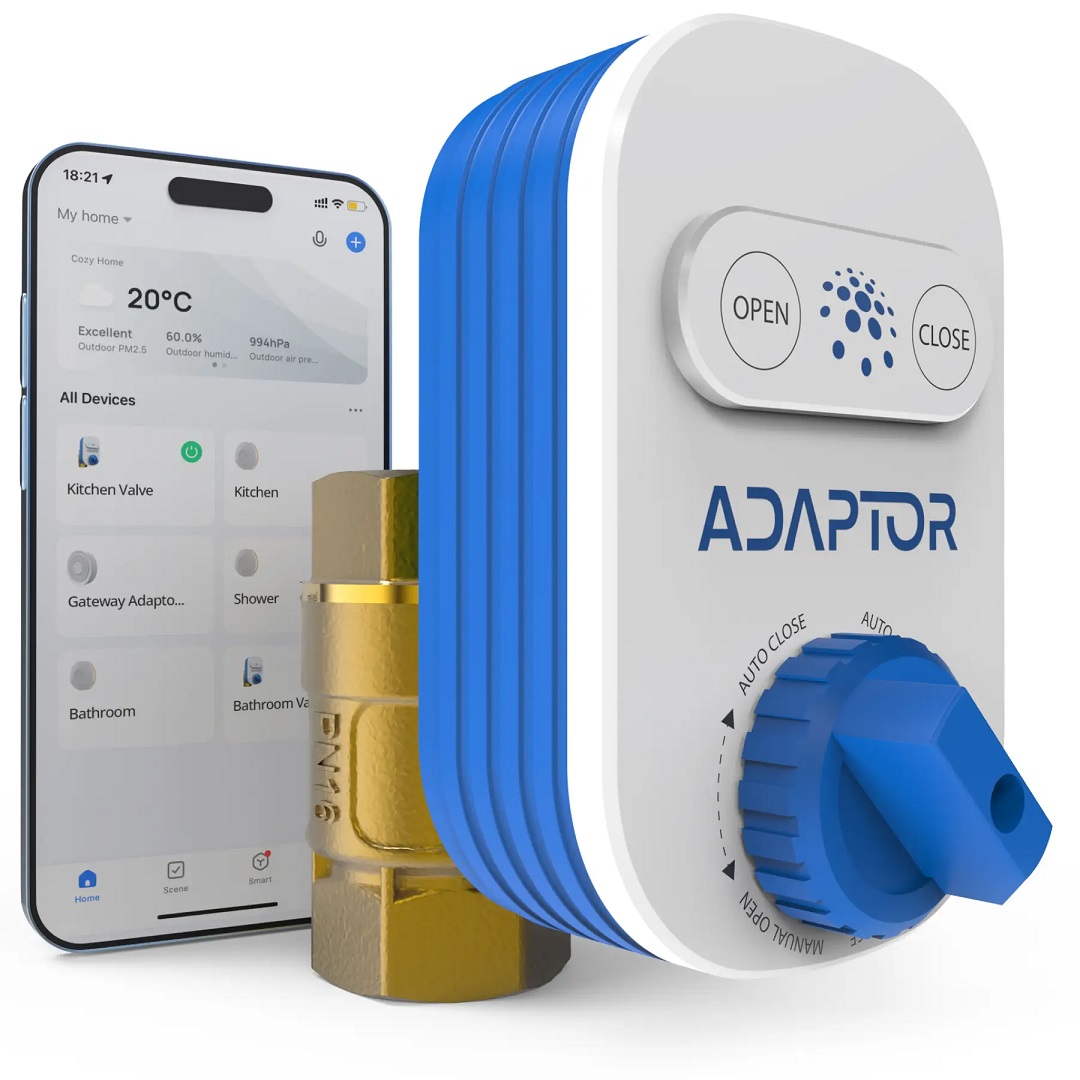 BSP20ZB Клапан з електроприводом Adaptor (Tuya/ZigBee) 3/4"