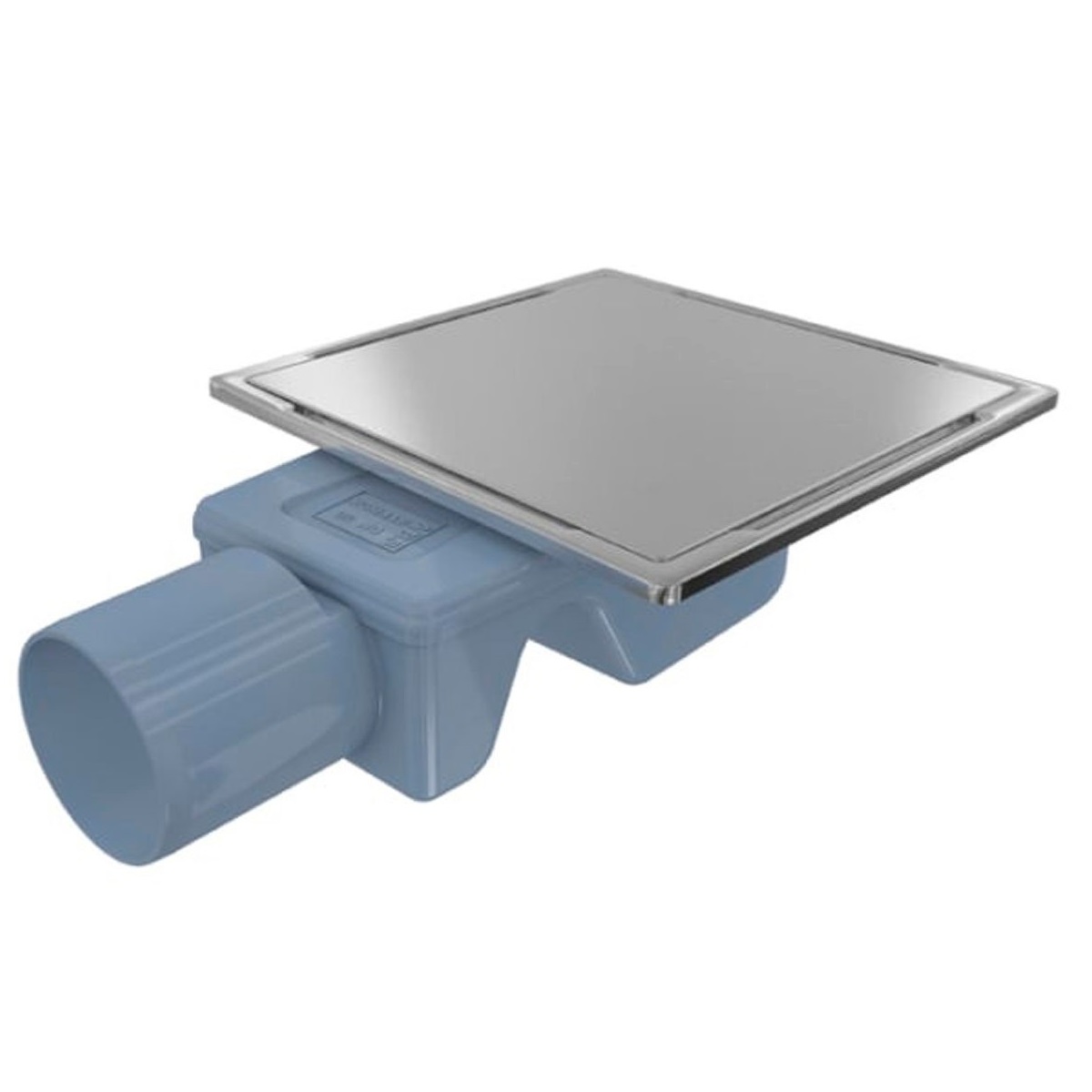INOX-S TRENDY 10x10 Трап VALTEMO з боковим відводом d50 VFD-774315