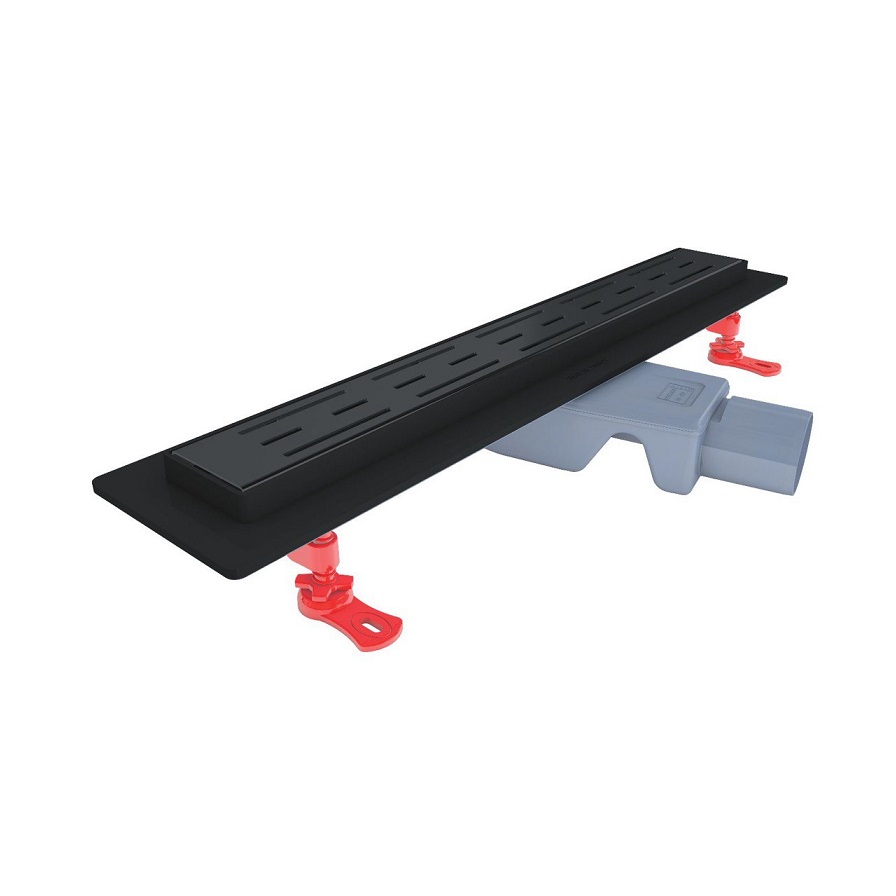 VLD-562410 STARLINE BLACK BASE Трап VALTEMO з обертовим відводом BUTYL d 50mm/40 cm
